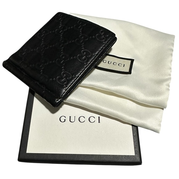 Gucci Guccissima Money Clip Wallet With Box and Dustbag! - Picture 1 of 12